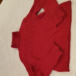 5/$20 Woman's red size large covington turtleneck